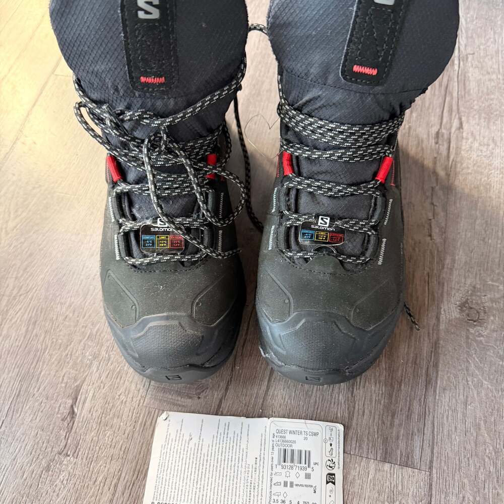 SALOMON Unisex Shoes Winter Grip size 4